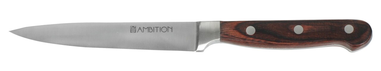 Titanium Univerzális Kés, Ambition, 13 cm, rozsdamentes acél/fa