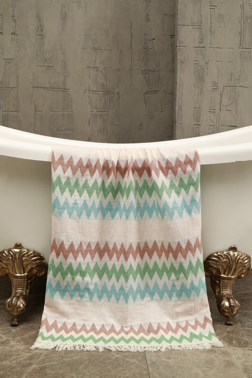 Ayliz strandtörölköző, Foutastic, 90x180 cm, zöld