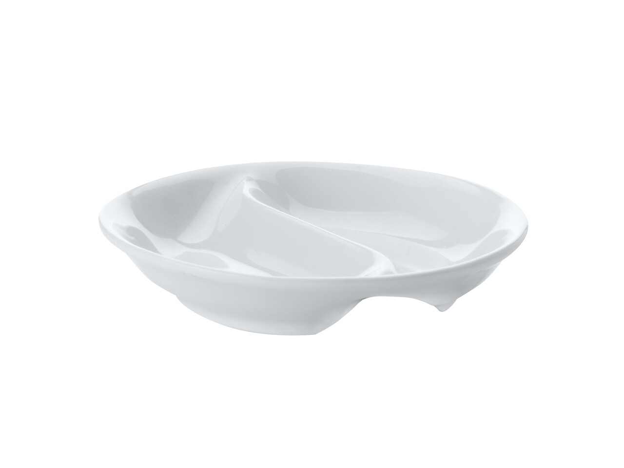 Kis snack tálca, Maxwell & Williams, Basics, 35 ml, 10 cm Ø, porcelán, fehér