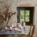 18 részes étkészlet, Metropolis Coral, Tognana, porcelán, sokszínű