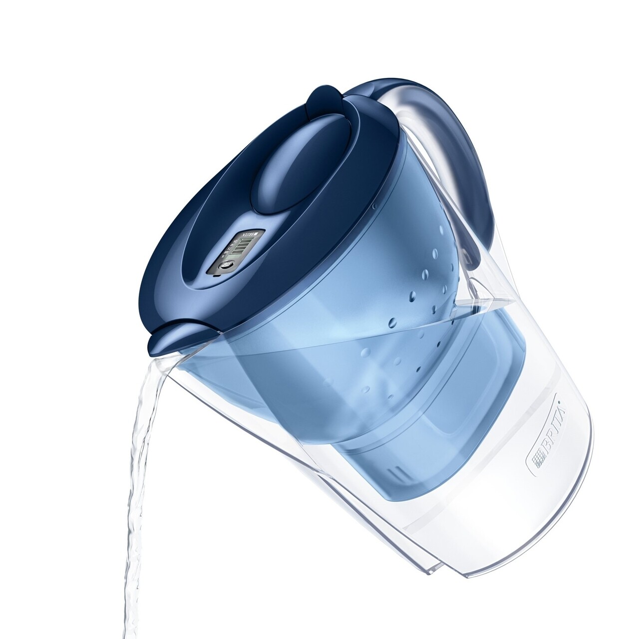 Brita Szűrőpohár, Marella XL MAXTRA +, Műanyag, 2.4 L, Kék