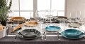 18 részes étkészlet, Essential Sand, Brandani, porcelán, bézs
