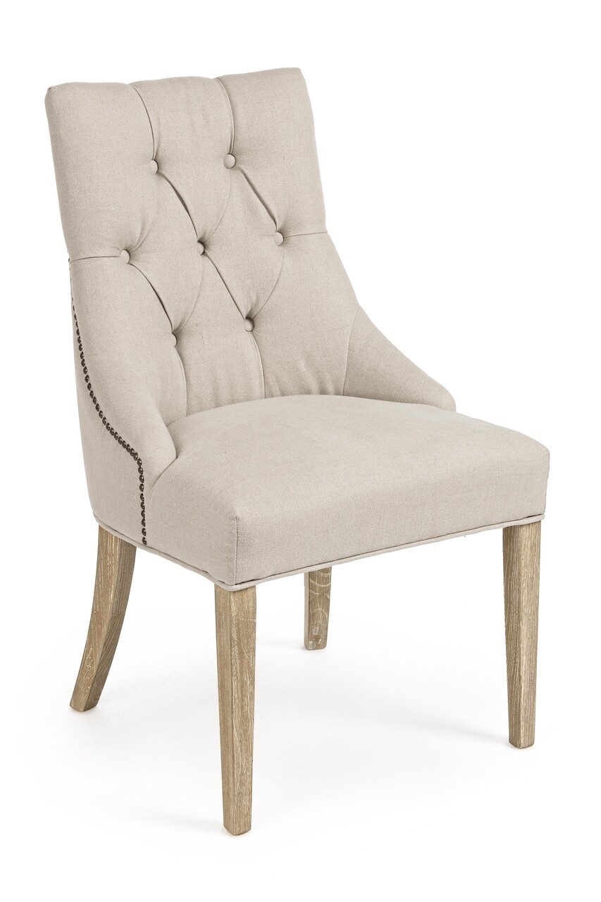 Cally szék, bizzotto, tölgyfa, 51x61x90 cm, természetes