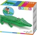 Crocodile Felfújható strandmatrac, 168x86 cm, neoprém, zöld