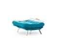 Misa Solo Kihúzható fotel, Futon, 135x88 cm, fém, zöld