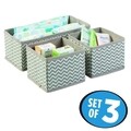 3 db Axis Chevron szekrényrendező készlet, iDesign, 29x14x10 cm