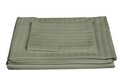 100% Kétszemélyes Ágynemű,  egyiptomi pamut, 4 db, khaki