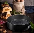 Lukrecja Tortaforma  Ilag Non-Stick bevonattal, Ambition, 20 cm, szénacél, fekete