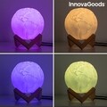 RGB LED Lámpa, újratölthető Planeta Pamant Worldy InnovaGoods