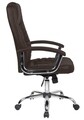 Ergonomikus irodai szék, Bedora Abraj, ökológiai bőr, barna