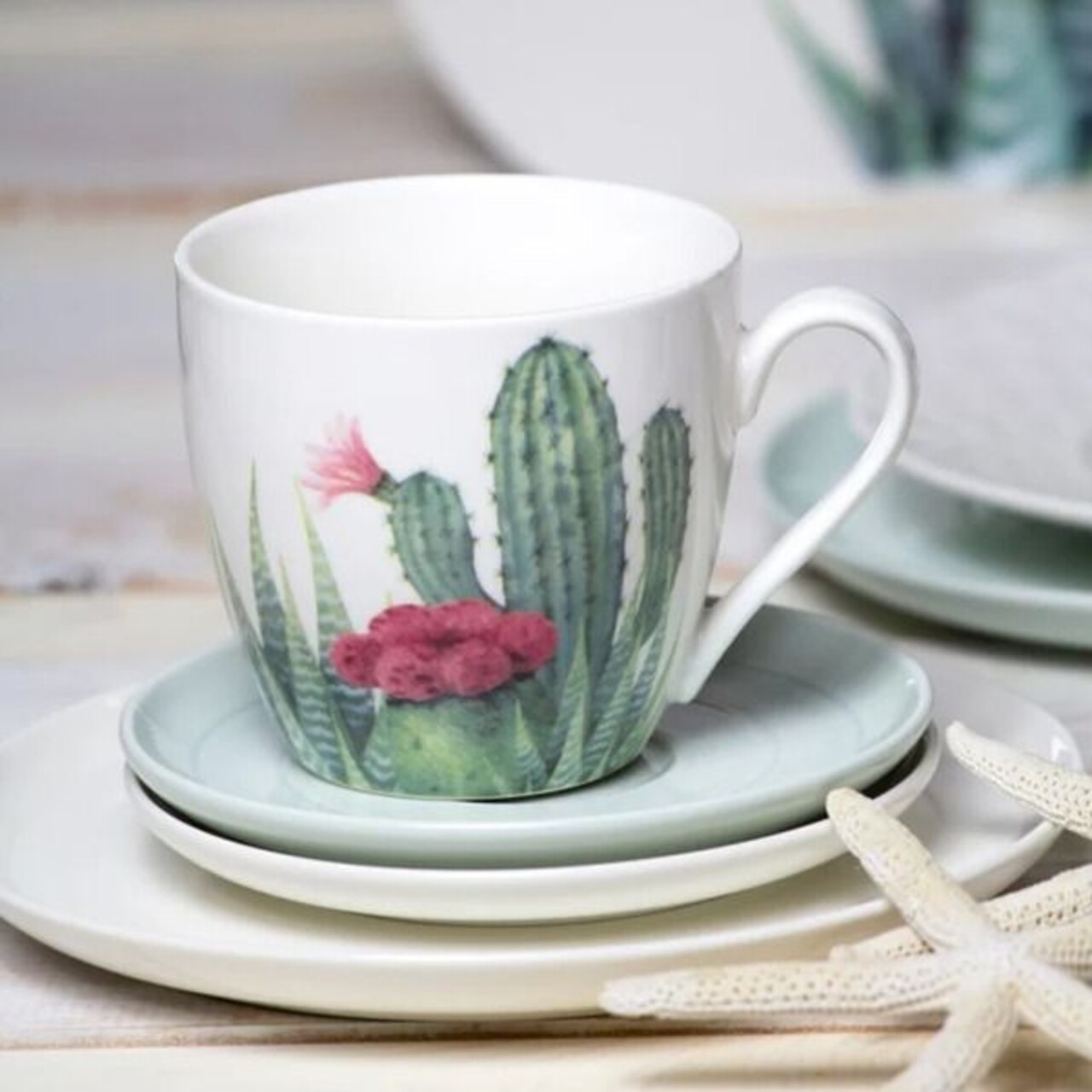 Cactus Aloes Bögre, Ambition, 510 Ml, Porcelán, Színes