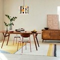 Opviq csillár, lámpaernyő - 6423, 28x40x124 cm, E27, 100 W, többszínű