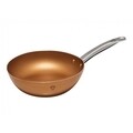 Wok serpenyő, Blaumann, Le Chef Line, alumínium / rozsdamentes acél, 28x7,4 cm, 3,2 L