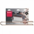 Polc alatti Réz gardrób törölközőtartó, Metaltex, 10 x 18 x 35 cm, rozsdamentes acél / Polytherm huzat, réz