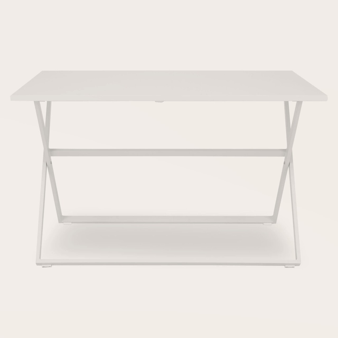 Breeze Összecsukható asztal, L.120 l.80 H.73, alumínium, fehér