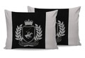 Beverly Hills Polo Club 2 db Párnahuzat 50x80 cm, 100% ranforce pamut, BHPC 028, fekete