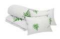 Aloe Vera Essence Szett 2 db mikroszálas párna 50x70 cm és steppelt paplan 350g/nm, 200x220 cm