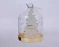 Cloche w fa gyertya, Dekor, 10x14 cm, viasz, arany