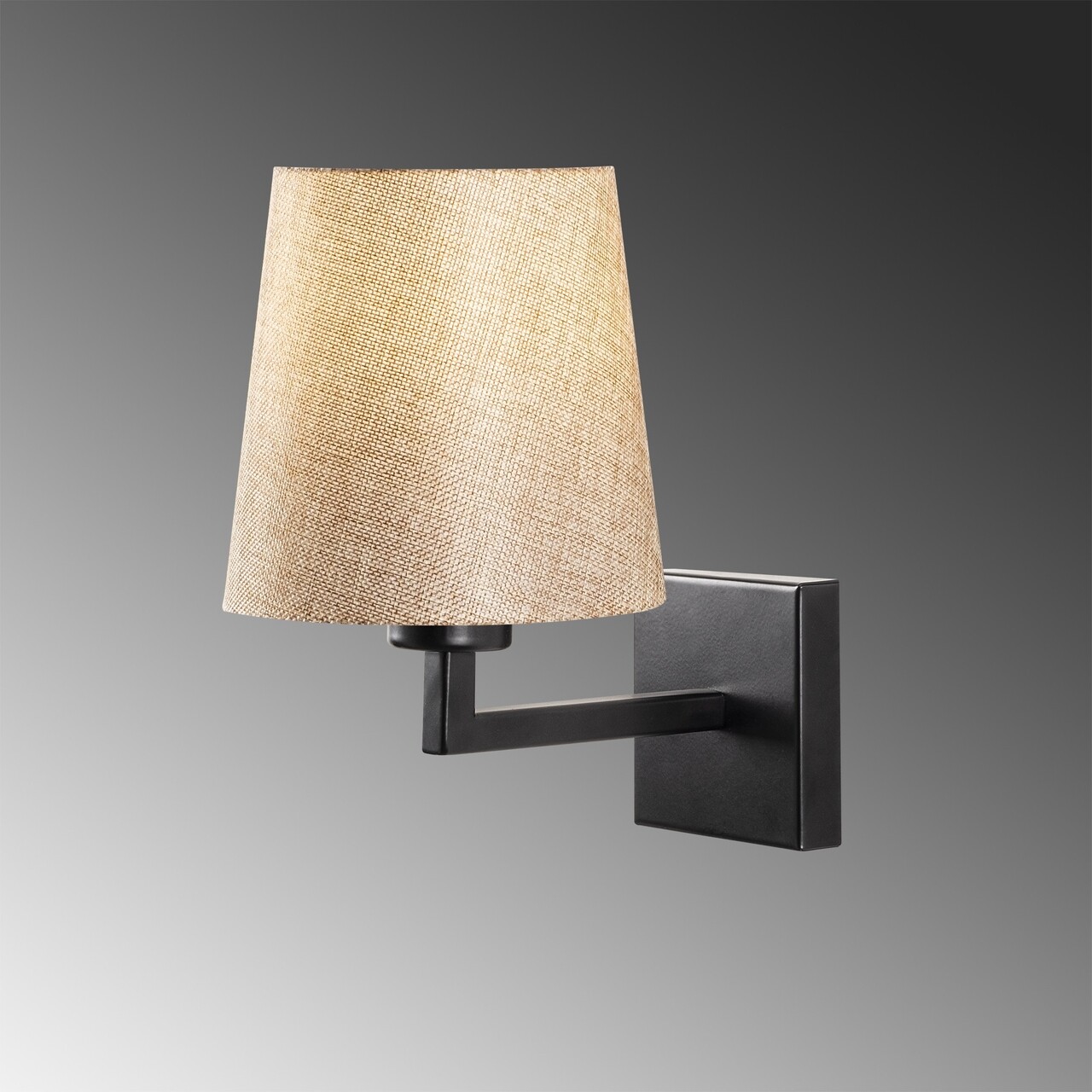 Opviq Profil Fali Lámpa, 24x30 Cm, E27, 100 W, Fekete / Krém