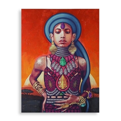 Ethnic Style Fali kép, Versa, 90x120 cm, kanavász