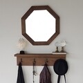 Set oglinda si cuier V104, Neostill, 60 cm/80 x 18 cm, walnut