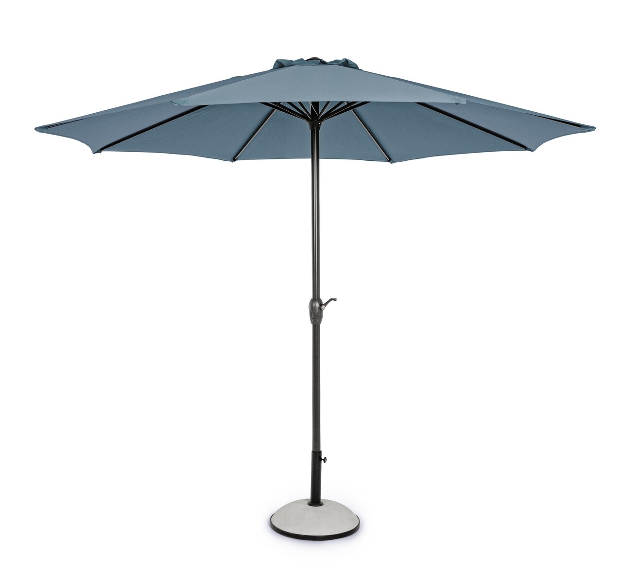 Kalife Terasz/kerti napernyő, Bizzotto, Ø300 cm, stalp Ø46/48 mm, alumínium/poliészter, kék