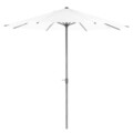 Calpe Kerek napernyő forgókarral, H.250 D.300 cm, alumínium, szürke/fehér