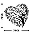 Heart Tree Fali dekoráció, Tanelorn, 70x70 cm, fém