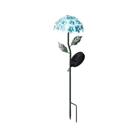 Flower Stake kerti lámpa, Lumineo, 17x54 cm, 26 LED, kék