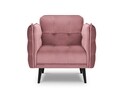 Canna Fotel, Mazzini Sofas, 90x100x88 cm, bársony, rózsaszín