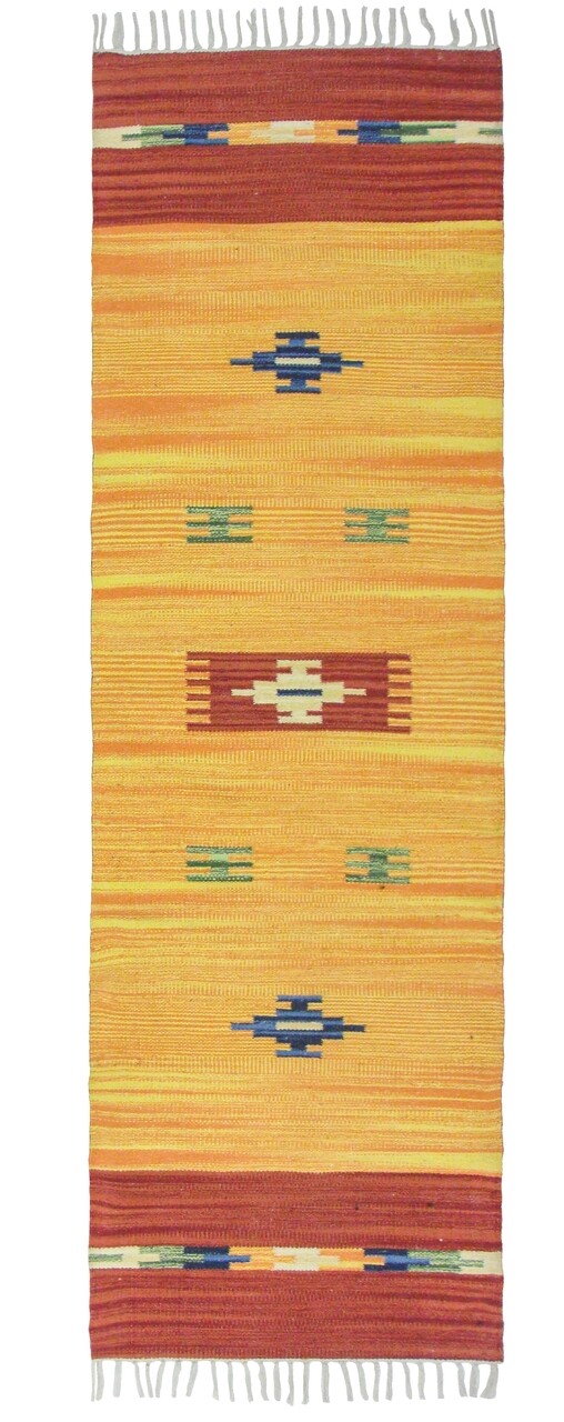 Kilim Szőnyeg, Country 228, Baketo, 100% Pamut, Kézzel Megmunkált, 60x200 Cm