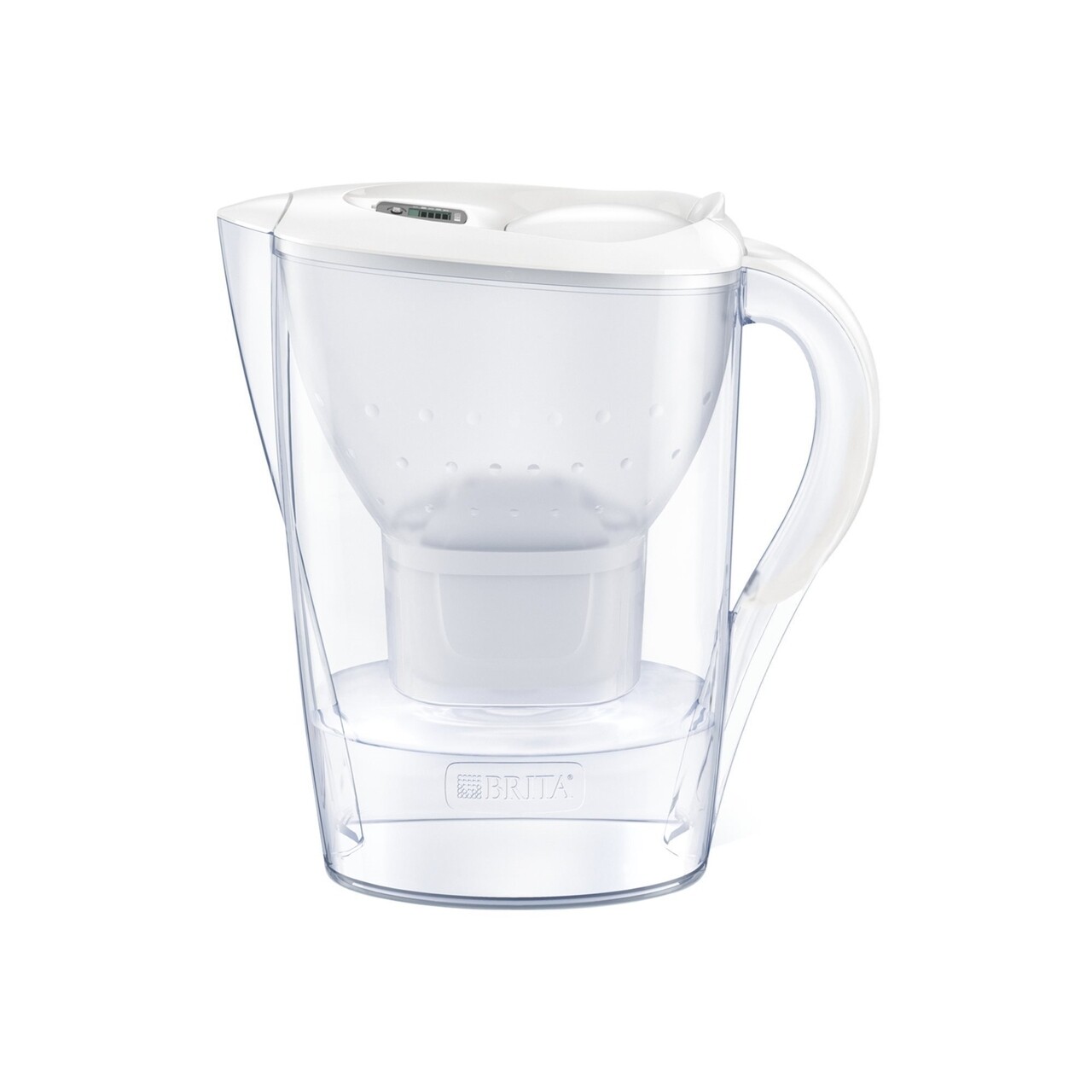 BRITA Marella 2,4 L Maxtra + Szűrőpohár Készlet (fehér) 2 Szűrővel és Termosz üveggel