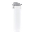 Termosz szivárgásgátló gombbal Glossy, Ambition, 420 ml,rozsdamentes acél, fehér