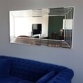 Oglinda decorativa A305Y, Neostill, 65 x 130 cm, argintiu