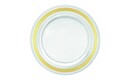 2 db tányértartó készlet, Vidivi, Baguette, D.32 cm, üveg, átlátszó / arany