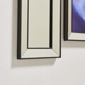 Neostill Kép és 2 db dísz tükör, edzett üveg, 50 x 70 cm/30 x 70 cm