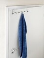 Törölköző / vállfa az ajtón, Wenko, Celano, 6 kampó, 39 x 11 x 5,5 cm, rozsdamentes acél