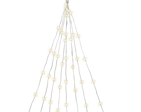 Csokor kültéri fényfüzér, Lumineo, 60 LED, fehér