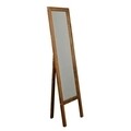 Oglinda de podea Cheval A43, Neostill, 55 x 3.2 x 170 cm, lemn masiv, walnut