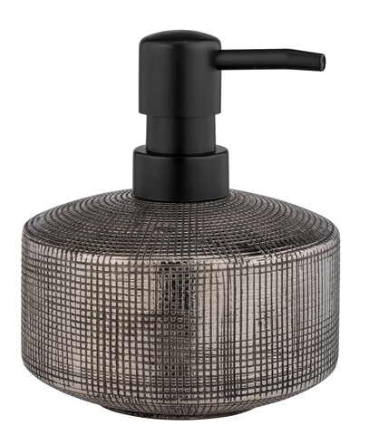 Wenko Szappanadagoló, Rivara Slver, 400 ml, kerámia, ezüstszín