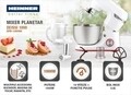 Heinner  Konyhai robotgép, 1000 W, 10 sebesség, fehér