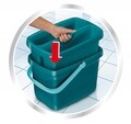 2 rekeszes vödör Combi Box, Leifheit, 2,5 L, műanyag, zöld