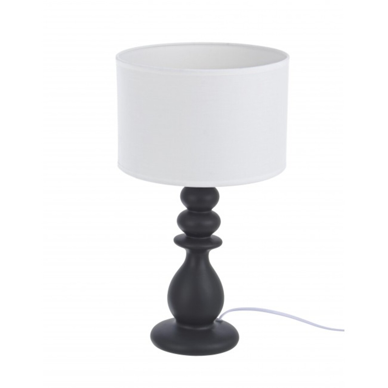 Pillar Grey asztali lámpa, Bizzotto, 50 cm, 1 x E14, 40W, kerámia