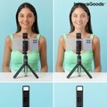 Tridiex InnovaGoods Kihúzható mobiltelefon állvány LED-del és távirányítóval, 18x14x27-71 cm