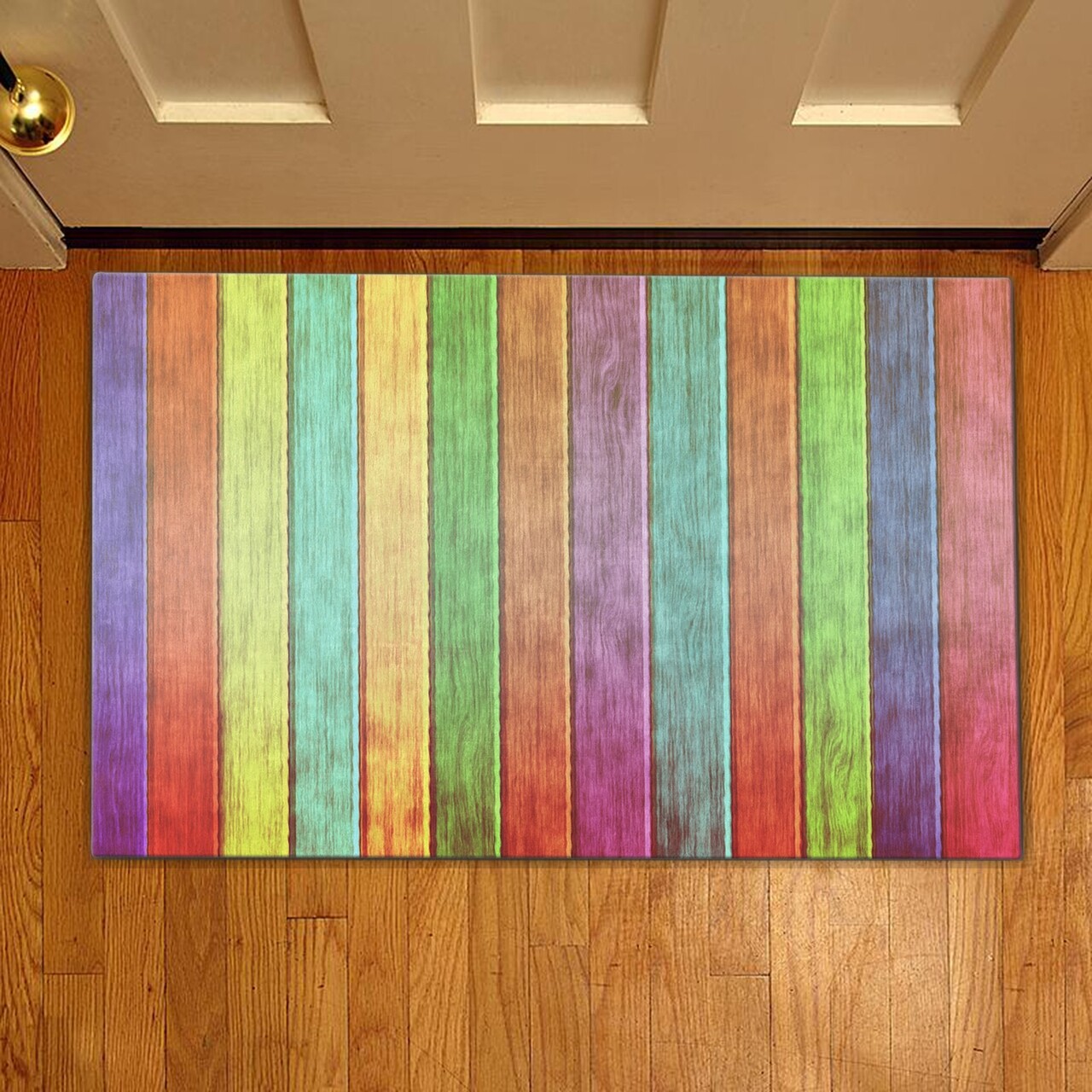 Rainbow Bejárati Szőnyeg, Casberg, 38x58 Cm, Poliészter, Színes