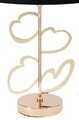 Lampa de masa Glam Harts, Mauro Ferretti, Ø30 x 54.5 cm, 1 x E27, 40W, fier