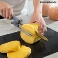 Kutway Kenyérvágó kés állítható vágásvezetővel, InnovaGoods, 34.6 cm, rozsdamentes acél