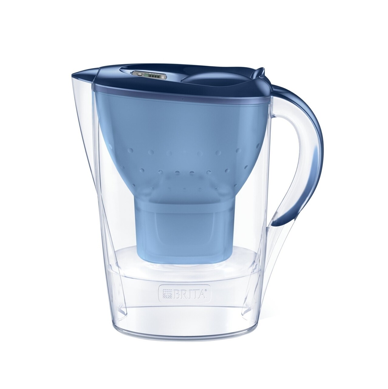 Brita Szűrőpohár, Marella XL MAXTRA +, Műanyag, 2.4 L, Kék