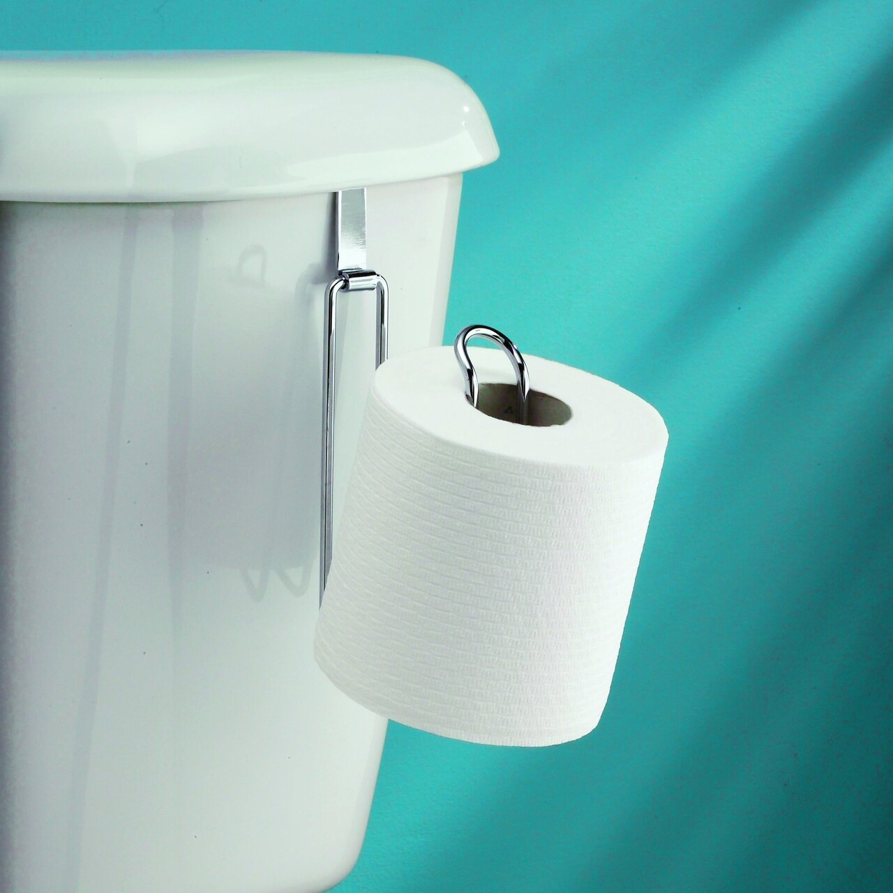 Metalo WC-papírtartó, iDesign, 11,5x3x19 cm, acél