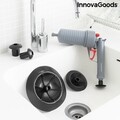 Sűrítettlevegős szivattyú 4 tartozékkal a mosogató / kád / zuhany eltömődéséhez, KlinGun InnovaGoods